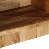 Bedside Cabinet Solid Wood Acacia