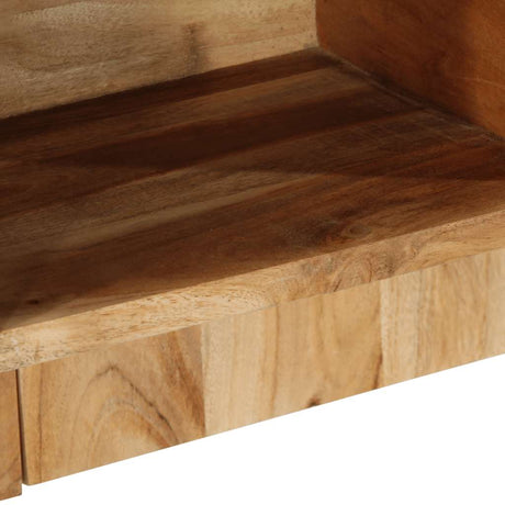 Bedside Cabinet Solid Wood Acacia