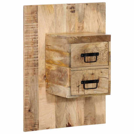 Bedside Cabinet Solid Wood Acacia