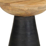 Side Table Ø37X45 Cm Solid Wood Mango
