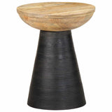 Side Table Ø37X45 Cm Solid Wood Mango