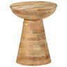 Side Table Ø37X45 Cm Solid Wood Mango
