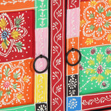 Coffee Table Multicolour 90X50X40 Cm Solid Wood Mango