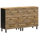 Sideboards 2 Pcs Solid Wood Mango