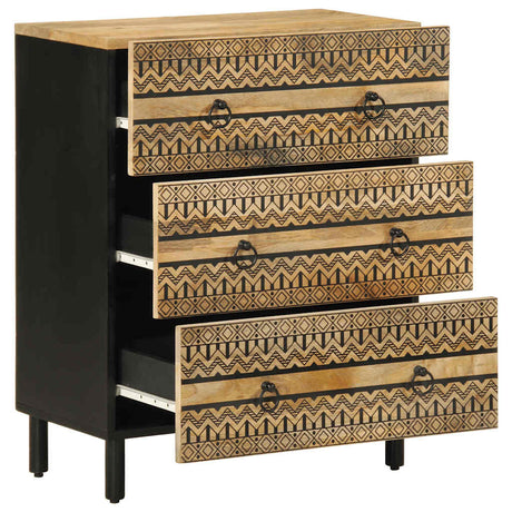Sideboards 2 Pcs Solid Wood Mango
