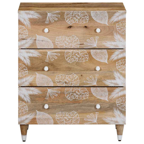 Sideboards 2 Pcs 60X33.5X75 Cm Solid Wood Mango