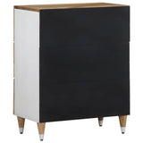 Sideboards 2 Pcs 60X33.5X75 Cm Solid Wood Mango