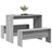 3 Piece Dining Table And Bench Set Engineered Wood