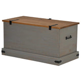 Storage Chest Halden 91X48X47 Cm Solid Wood Pine