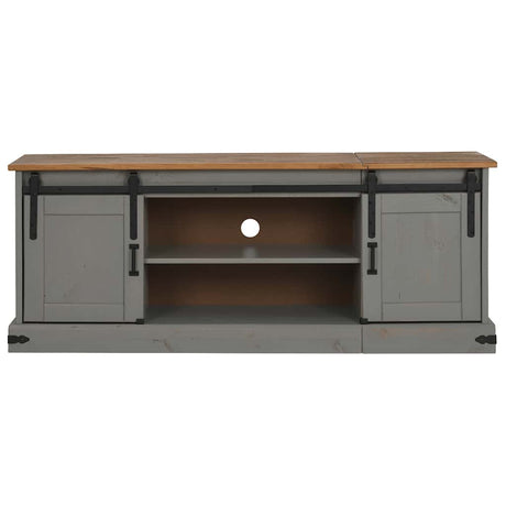 Tv Cabinet Halden 2 Sliding Doors 150X40X60 Cm Solid Wood