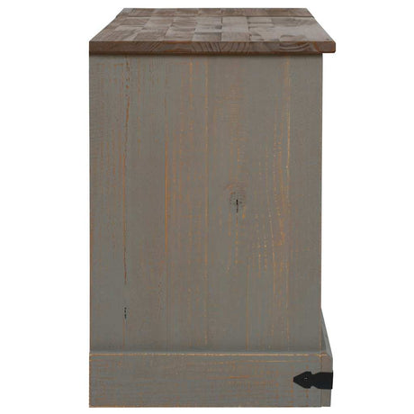 Tv Cabinet Halden 2 Sliding Doors 150X40X60 Cm Solid Wood