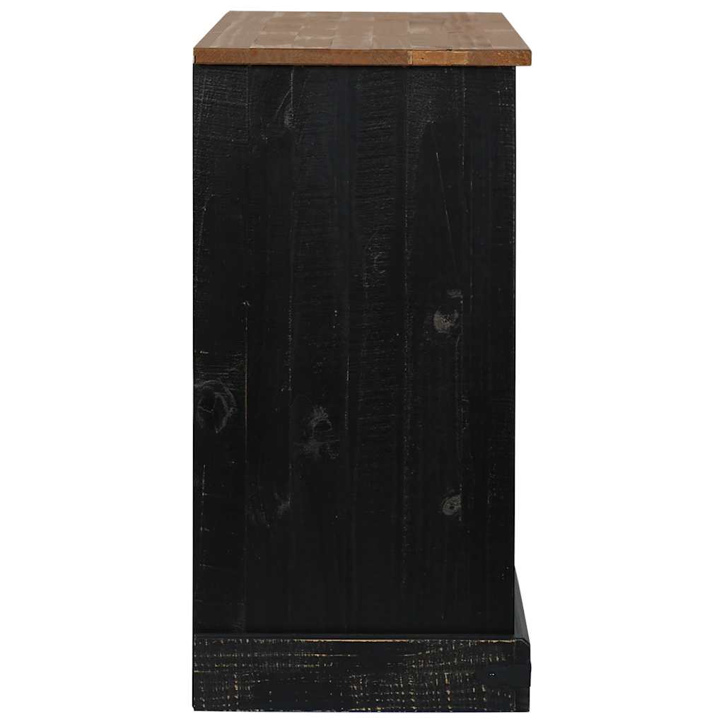 Sideboard Halden 2 Sliding Doors 112X40X80 Cm Solid Wood