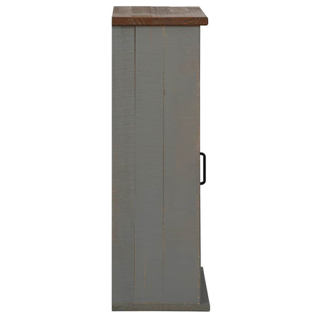 Hanging Cabinet Halden With Sliding Door 49X22.5X70 Cm Pine