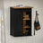 Hanging Cabinet Halden With Sliding Door 49X22.5X70 Cm Pine