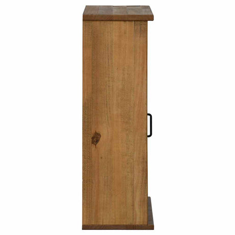 Hanging Cabinet Halden 2 Sliding Doors 75X22.5X70 Cm Pine