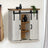 Hanging Cabinet Halden 2 Sliding Doors 75X22.5X70 Cm Pine