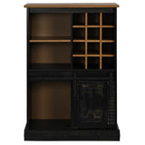 Wine Cabinet Halden With Wine Racks And Sliding Door Pine
