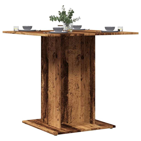 Dining Table 80X80X75 Cm Engineered Wood