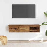 Wall-Mounted Drawer Shelf 88X26X18.5 Cm Engineered Wood