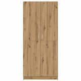 Wardrobe Artisan Oak 80x52x180 cm Engineered Wood