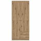 Wardrobe Artisian Oak 80X52X180 Cm Engineered Wood