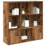 Book Cabinet 98X30X98 Cm Engineered Wood