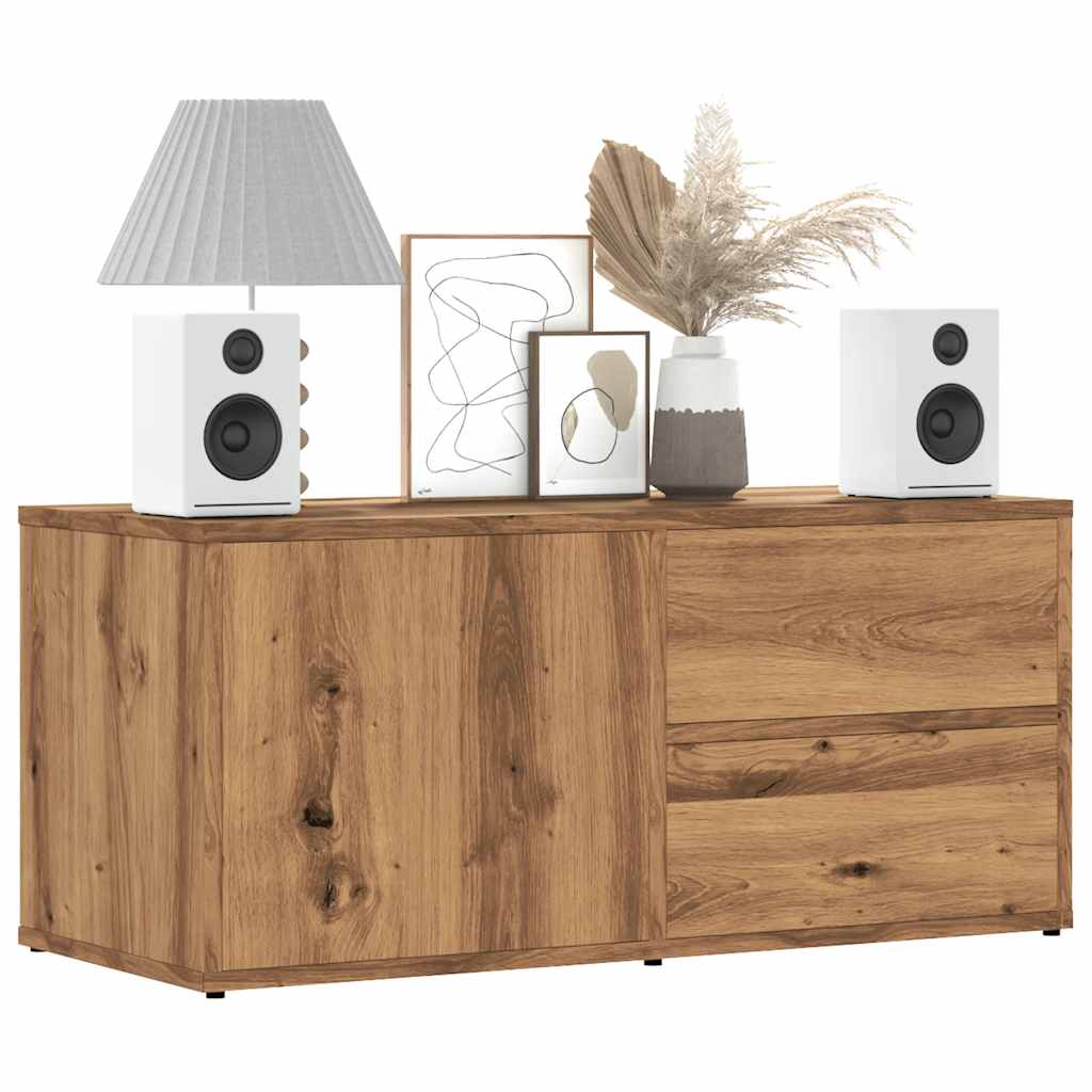 Tv Cabinet 80X34X36 Cm Engineered Wood