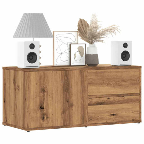 Tv Cabinet 80X34X36 Cm Engineered Wood