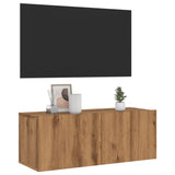 Tv Wall Cabinet 120X30X30 Cm Engineered Wood