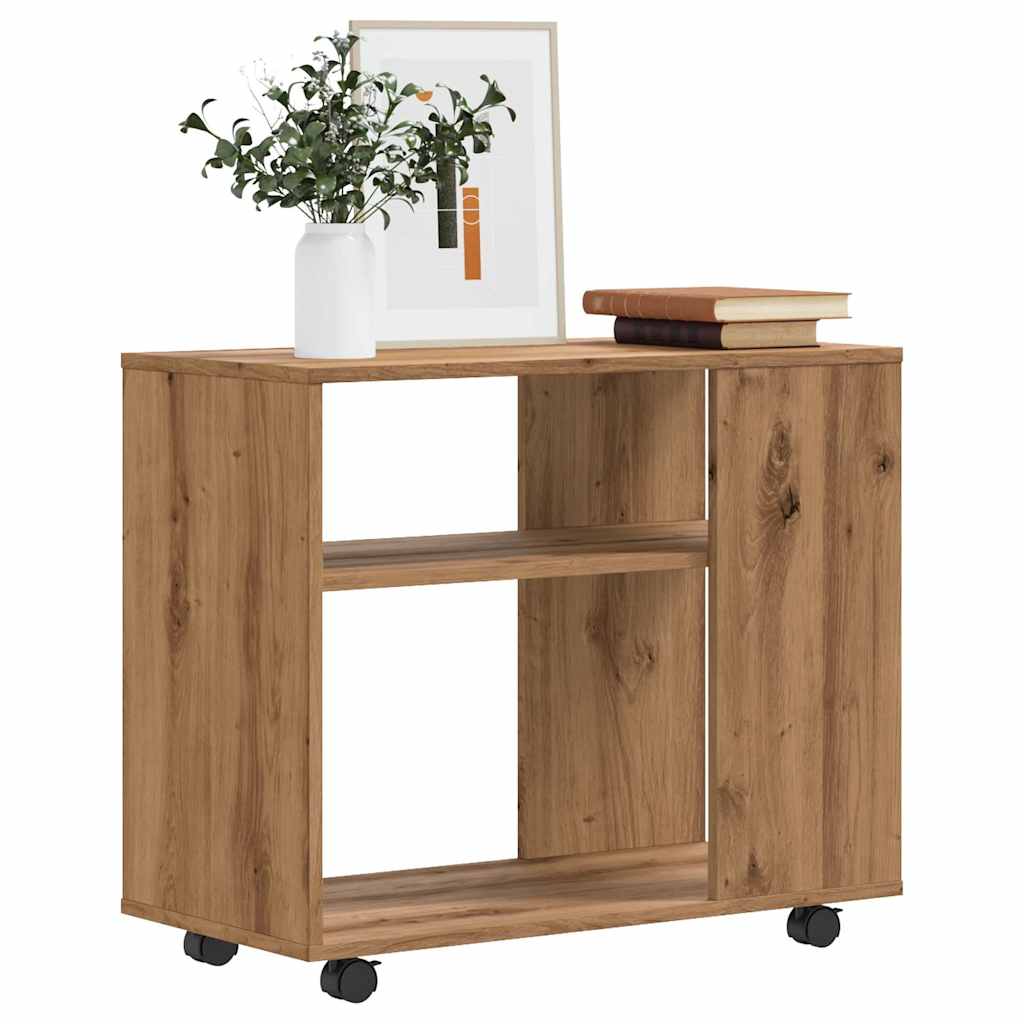 Side Table Artisan Oak 70x35x55 cm Engineered Wood