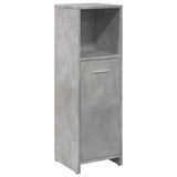 Bathroom Cabinet Concrete Grey 30X30X95 Cm Engineered Wood