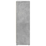 Bathroom Cabinet Concrete Grey 30X30X95 Cm Engineered Wood