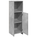 Bathroom Cabinet Concrete Grey 30X30X95 Cm Engineered Wood