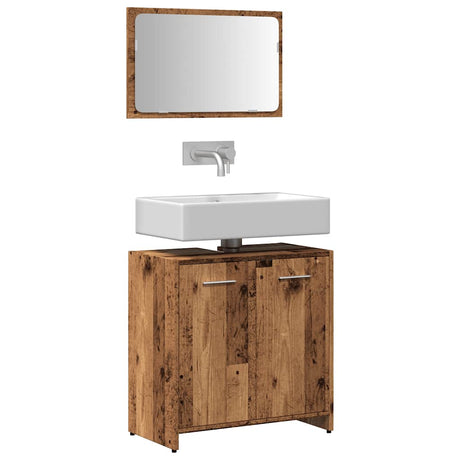 Bathroom Furniture Set Engineered Wood