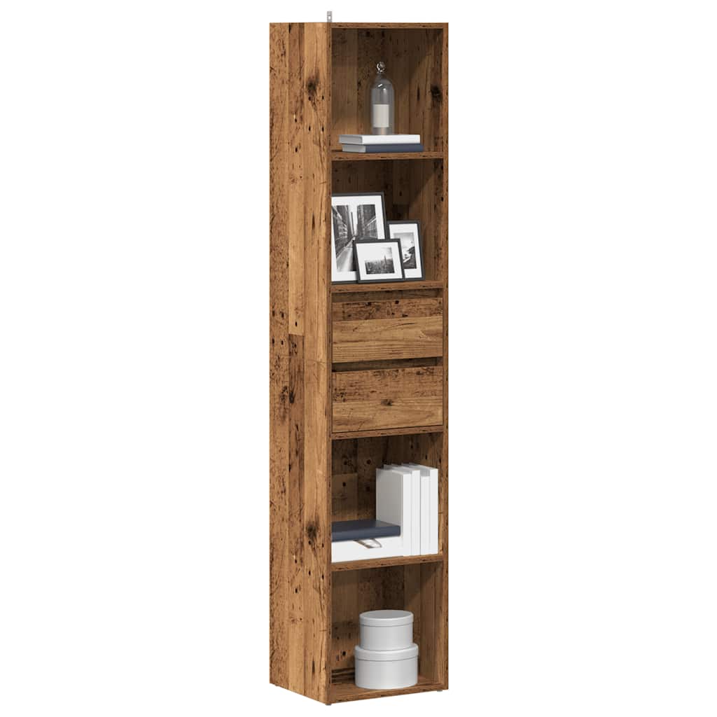 Book Cabinet 36X30X171 Cm Engineered Wood