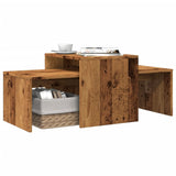 Coffee Table Set 100X48X40 Cm Engineered Wood