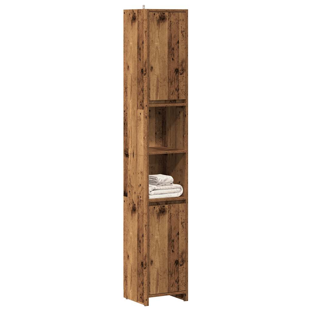Bathroom Cabinet 30X30X183.5 Cm Engineered Wood