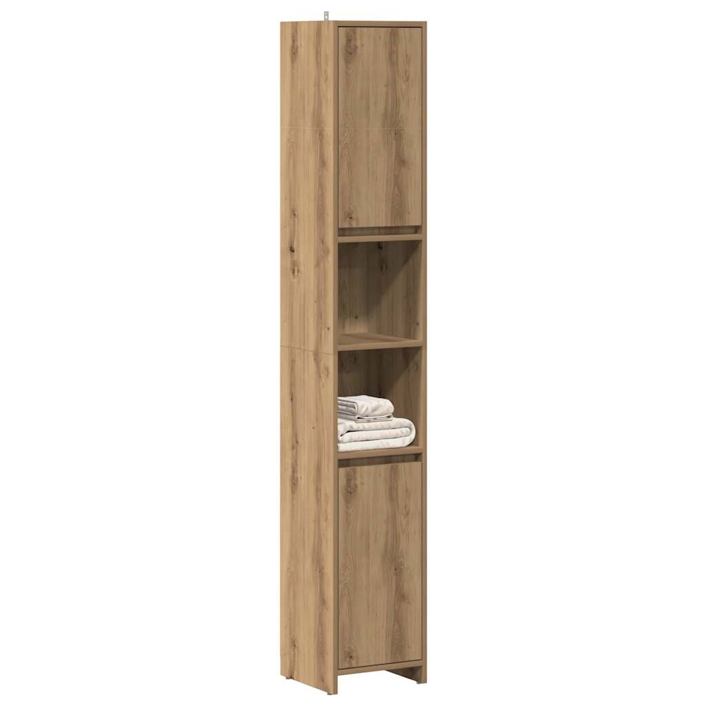 Bathroom Cabinet 30X30X183.5 Cm Engineered Wood