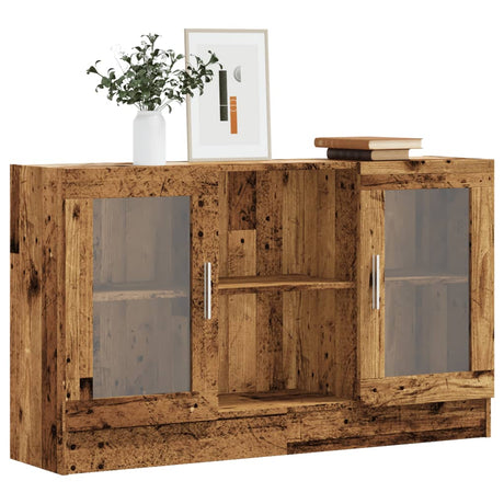 Vitrine Cabinet 120X30.5X70 Cm Engineered Wood