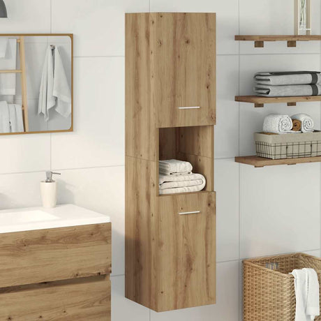 Bathroom Cabinet 30X30X130 Cm Engineered Wood