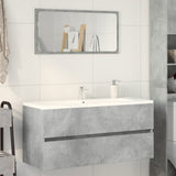 Sink Cabinet Concrete Grey 100X38.5X45 Cm Engineered Wood
