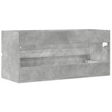 Sink Cabinet Concrete Grey 100X38.5X45 Cm Engineered Wood