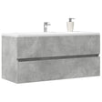 Sink Cabinet Concrete Grey 100X38.5X45 Cm Engineered Wood
