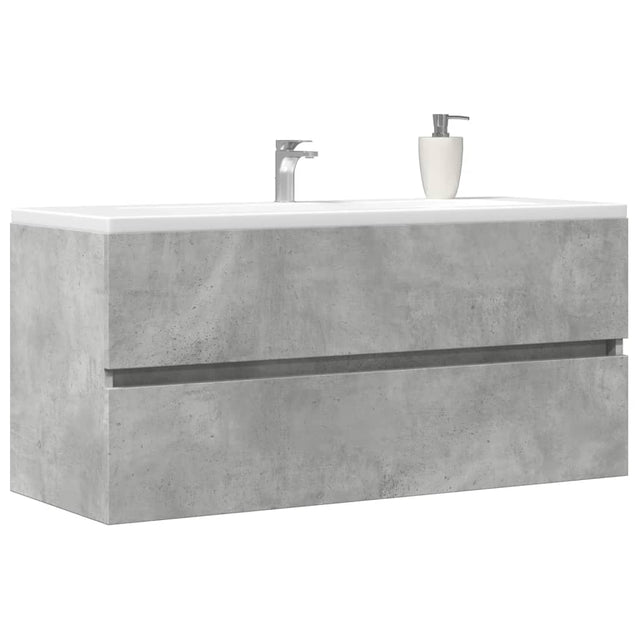 Sink Cabinet Concrete Grey 100X38.5X45 Cm Engineered Wood
