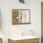 Bathroom Mirror 60X10.5X45 Cm Engineered Wood