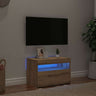 Tv Cabinet With Led Lights 60X35X40 Cm