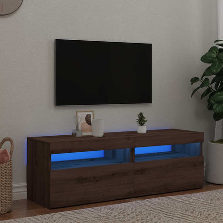 Tv Cabinet With Led Lights 60X35X40 Cm