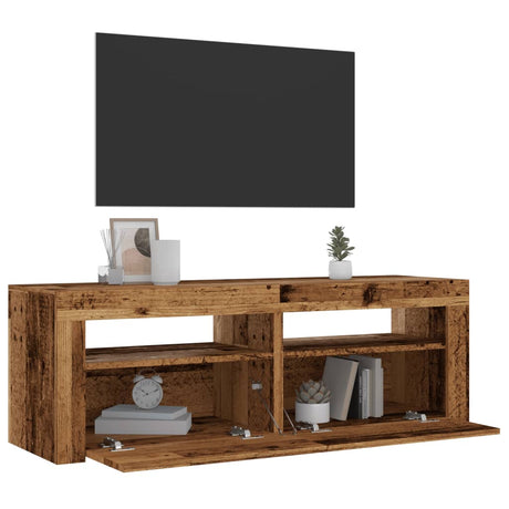 Tv Cabinet With Led Lights 120X35X40 Cm