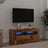 Tv Cabinet With Led Lights 90X35X40 Cm