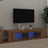 Tv Cabinet With Led Lights 135X39X30 Cm